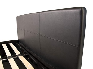 Il Lato Ascensore Ottoman di Stoccaggio <span class=keywords><strong>Letto</strong></span> Del Cuoio Del Faux Alzata A Gas Up di Stoccaggio <span class=keywords><strong>Letto</strong></span> Nero 4 Formati Disponibili - Product Image 4