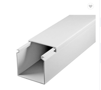 Gaine de câblage électrique en PVC CE ROHS de haute qualité, fournie par l'usine, 10x20mm, tuyau de câblage électrique, gaine de câblage gris/blanc