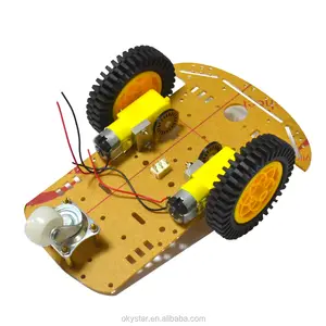 Okystar Oem/Odm Elektronica Diy 2WD Robot Auto Kit