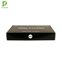2019 günstige custom schwarz karton pizza scheibe box mit ihrem eigenen logo