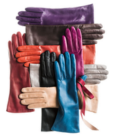 Mode Frauen Kleider Farbe lange Leder Opear Handschuhe in Lixian