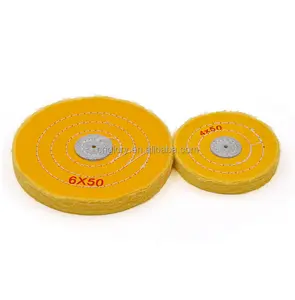 Buffing Polishing Wheel GLORY Abrasive Yellow Leather Muslin Cotton Cloth Buffing Wheel For Polishing Jewelry