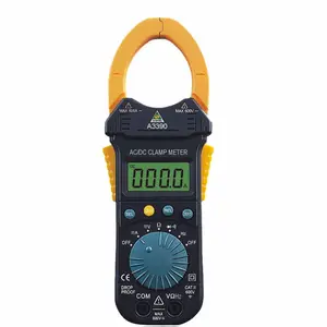 A3390 LCD Digitale Multimetro Pinza Misuratore di Corrente AC/Dc Resistenza Capacità Frequenza Tester Detection