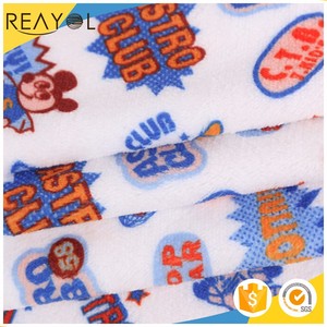 De China al por mayor eco amigable de tacto suave tela interlock bebé de impresión de dibujos animados para la ropa - Product Image 1