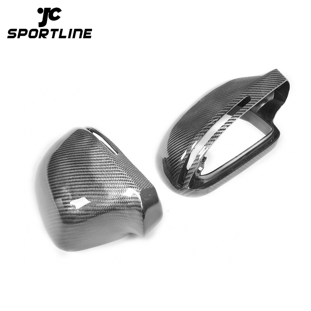 Полностью сменная углеродная зеркальная Крышка для Audi Q3 13-15 A4 B8 09-12 A6 09-11 A8 09-10 без боковой помощи