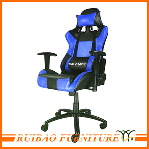 2016 high quality Office used home blue computer chairs buy online - Product Image 3