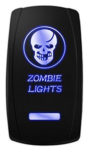 Interrupteur à bascule de lumières de Zombie 12v-24v avec lumière LED - Product Image 2