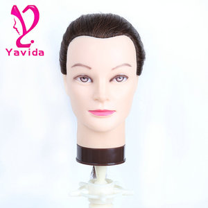 Tête de mannequin/<span class=keywords><strong>naturel</strong></span> tête de formation de <span class=keywords><strong>cheveux</strong></span>/coiffure mannequin poupée - Product Image 3