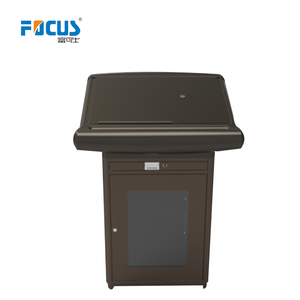 Conference <strong>Multimedia</strong> Podium S700 Steel and Wood Table 21.5&quot; <strong>Interactive</strong> LCD Monitor <strong>Lectern</strong> - Product Image 4