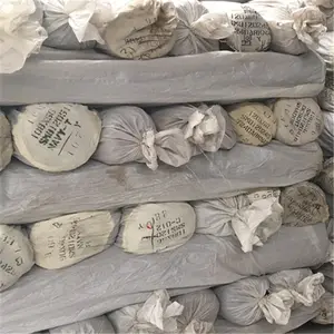 Wholesale stock woven 100% cotton B grade small rolls fabrics suitable for inida market