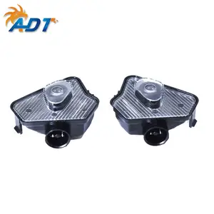 ADT אלחוטי LED רכב צד Rearview מראה צל שלולית OEM לייזר לוגו אורות עבור W204 W212 W176 W246 W219 W221 2007-2017