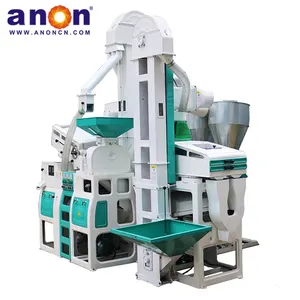 ANON 1 Ton Per Hour Small Complete Rice Mill In Senegal Rice Milling Machine Price