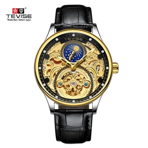 Hannah martin-<span class=keywords><strong>montre</strong></span> <span class=keywords><strong>automatique</strong></span> mécanique pour hommes, accessoire de luxe, entièrement en acier, <span class=keywords><strong>automatique</strong></span>, couleur or, analogique, avec boîte - Product Image 1