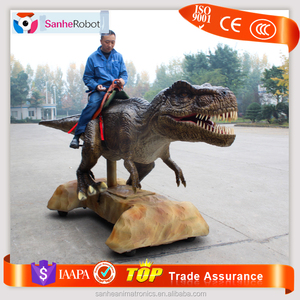Selle Assis et Roues moving Type Artificielle Animaux Animatronic dinosaure marche manèges Manège de Parc <span class=keywords><strong>D</strong></span>'attractions - Product Image 6