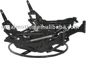 REGAL-Deslizador de metal y mecanismo de sofá reclinable giratorio, piezas de palanca reclinable manual, caja de madera negra moderna, 3 años, 22,0 KG, REGAL - Product Image 4