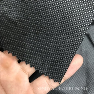 Tejido no tejido microdot tela entretela fusible thermobonding de fusión no tejida ecológica interfaz tela - Product Image 5