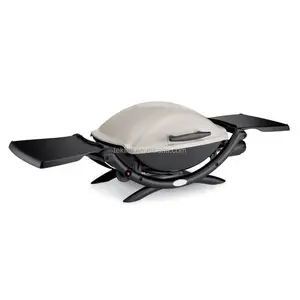 Portátil alumínio fundido Table Top propano gás LP churrasco churrasqueira Grills para Indoor & Camping quintal ao ar livre