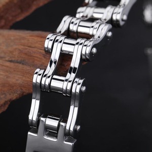 Cruz del hierro del acero inoxidable de los hombres y de la <span class=keywords><strong>cadena</strong></span> del cráneo de la motocicleta de la <span class=keywords><strong>bicicleta</strong></span> Pulsera - Product Image 5
