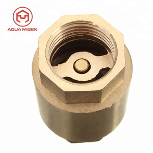 L 200WOG 1/2 ''Van Kiểm Tra Dọc Lò Xo Đồng Thau NPT Để Điều Khiển Đồng - Product Image 4