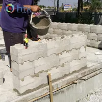 플라스틱 시멘트 타일 금형 콘크리트 중공 연동 블록 벽 플라스틱 벽돌 금형