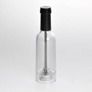 Molinillo de pimienta de sal medio acrílico con forma de botella para el hogar - Product Image 2
