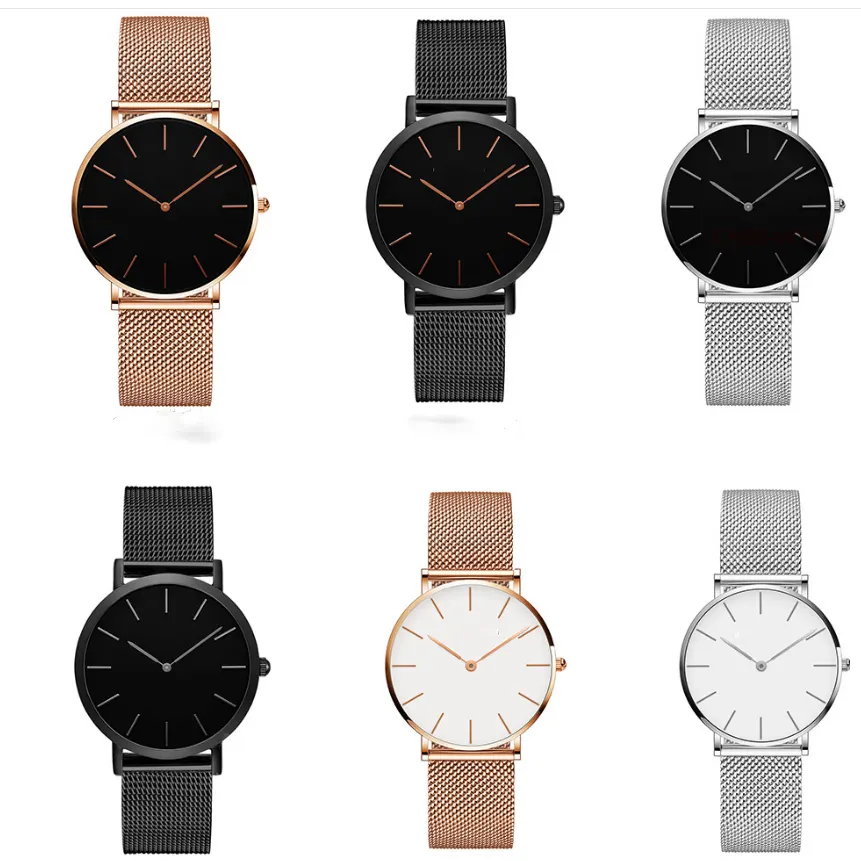 Mejor venta minimalista reloj de moda de nuevo diseño de chicas