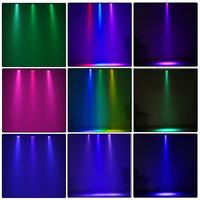 Projecteur LED Par 12*1W RGBW DMX512 à activation sonore pour éclairage de scène, mariage, DJ, fête