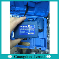 Ensemble d'outils de sertissage électrique de type évasé VRLUE VET-19-S avec coupe-tube VTC-28B pour tube en cuivre de 1/4 à 3/4 pouces