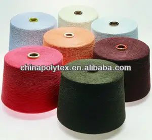 CHINA FACTORY COLORED POLYESTER RING SPUN YARN 20S 30S 40S