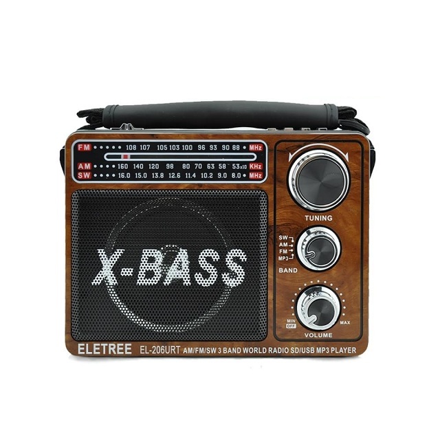 XB-206URT Multi Band Radios/usb Am Fm Mw Sw Radio/x-bass Radio Mp3