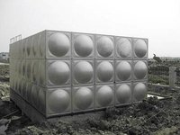 Réservoirs d'eau pure en acier inoxydable de 200 m3 à vendre, réservoir d'eau souterrain, réservoir d'eau d'extinction d'incendie en acier inoxydable