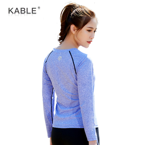 Ultimi disegni <span class=keywords><strong>di</strong></span> camicie camicie da donna traspiranti magliette a maniche lunghe da donna ad asciugatura rapida magliette a maniche lunghe personalizzate leggere - Product Image 2