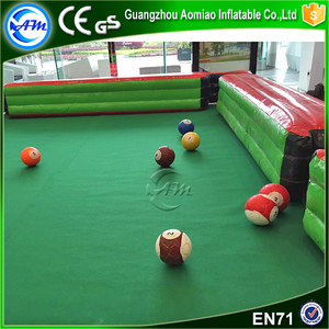 Nuevo estilo inflable billar snookball patio de juegos de fútbol para billar inflable pelota de fútbol mesa de snooker inflable - Product Image 3