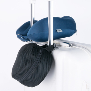 Cuscino pieghevole da viaggio con Memory Foam da massaggio e carboncino di bambù rimovibile mezzo gonfiabile e mezza <span class=keywords><strong>spugna</strong></span> cuscino a forma di U - Product Image 6