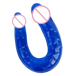 Enorme Double Ended Grote Penis Speeltjes Rubber Dildo Voor Vrouwelijke Masturbatie - Product Image 1