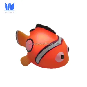 Jouet de bain imperméable à LED, poisson clown, clignotant, pour enfants