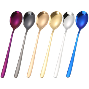 Muỗng Cà Phê Hàn Quốc Nhiều Màu Sắc Muỗng Kem Bằng Thép Không Gỉ - Product Image 2