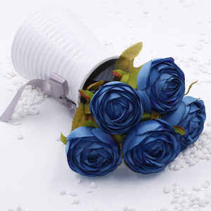 Haute Qualité Directe De Soie Artificielle Roses Fleurs Vraie Touche pour La Maison Jardin Décoration De Fête De Mariage - Product Image 2