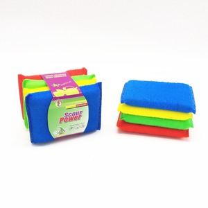 Lingettes abrasives vertes, laver la vaisselle, accessoires de cuisine essentielles, 10 pièces, tampons à récurer - Product Image 4