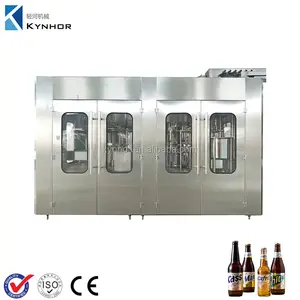 बारी कुंजी परियोजना पूर्ण स्वचालित छोटे पैमाने पर बीयर बॉटलिंग भरने पैकिंग मशीन/उपकरण संयंत्र लाइन
