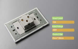 América Del sur estándar 1 gang socket Universal <span class=keywords><strong>de</strong></span> Múltiples <span class=keywords><strong>Funciones</strong></span> - Product Image 4