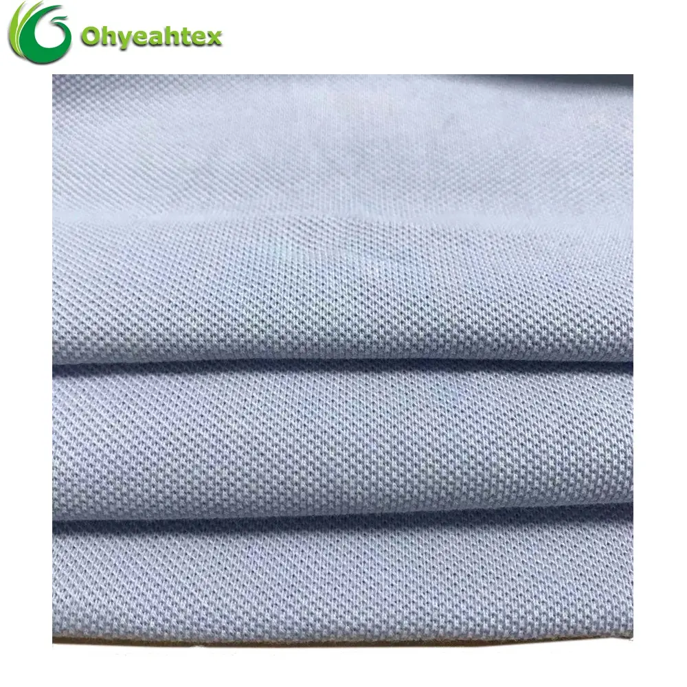 Eco-friendly Knit 100% Cotton Pique Fabric For Polo