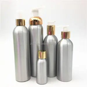 grote aluminium fles, etherische olie fles, aluminium cosmetische pot container