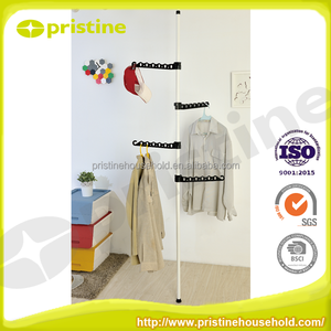 MIT Wholesale Taiwan Furniture Manufacturer's Household Storage Metal Telescopic Pole Space-Saving Extension Corner Mounted - Product Image 5