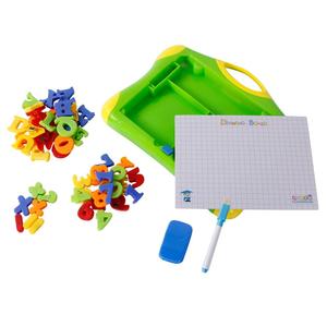 2 in 1 tavolo da disegno magnetico con lettere, numeri e simboli-cancellabile educativo Doodle schizzo giocattolo per l'apprendimento dei bambini - Product Image 4