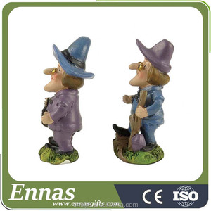 Nuevo Producto 2017 una pieza figura de resina <span class=keywords><strong>bruja</strong></span> <span class=keywords><strong>para</strong></span> <span class=keywords><strong>Halloween</strong></span> Decoración - Product Image 4