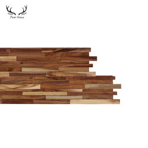Rifornimento diretto della fabbrica prezzo all'ingrosso legno <span class=keywords><strong>arte</strong></span> decorativa parete plancia 3d pannello di parete in legno massello pareti in legno mattone - Product Image 5