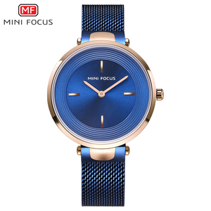 <span class=keywords><strong>Mini</strong></span> <span class=keywords><strong>Focus</strong></span> impermeable señora de acero pulsera de cuarzo para las mujeres - Product Image 5