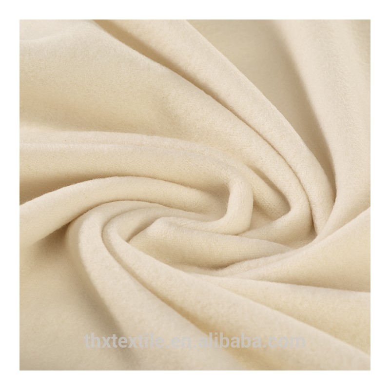 Natural fiber hemp organic cotton Fleece fabric