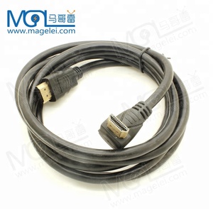 New 1.5 m Góc Bên Phải 90 Độ <span class=keywords><strong>HDMI</strong></span> TO <span class=keywords><strong>HDMI</strong></span> Nam đến Nam Cáp Hỗ Trợ <span class=keywords><strong>Ethernet</strong></span> <span class=keywords><strong>3D</strong></span> với Cao Cấp Chất Lượng - Product Image 6